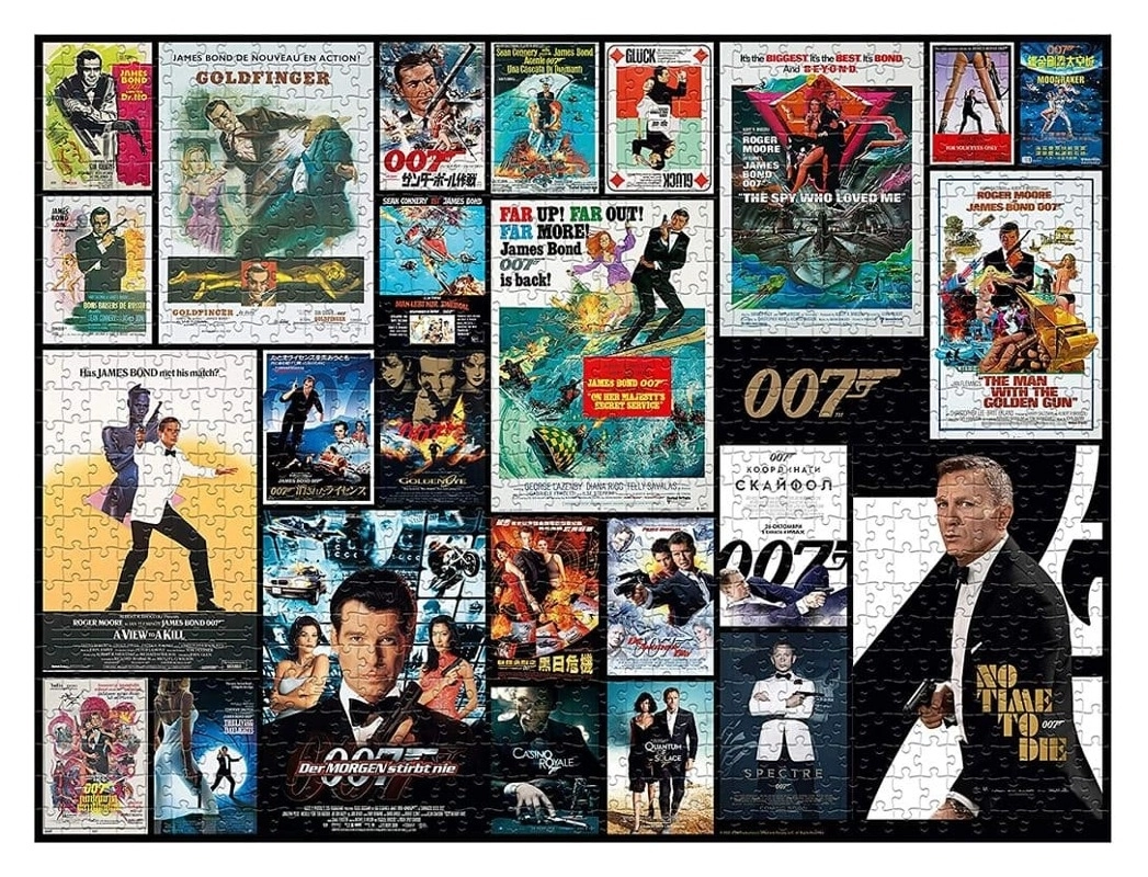 Puzzle James Bond Movie Poster