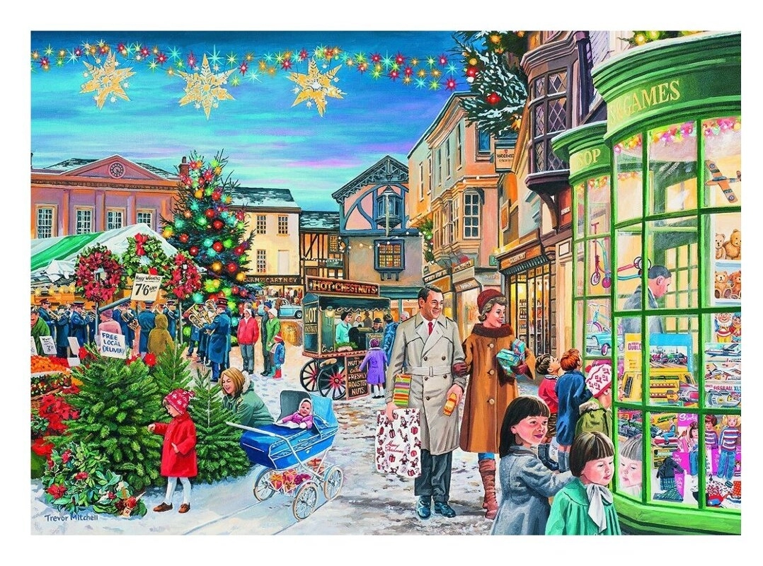Magic of Christmas - Trevor Mitchell - 4x 500 Teile Puzzle