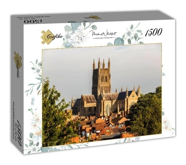 Worcester Cathedral viewed from Fort Royal Park