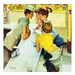 Soda Jerk - Norman Rockwell