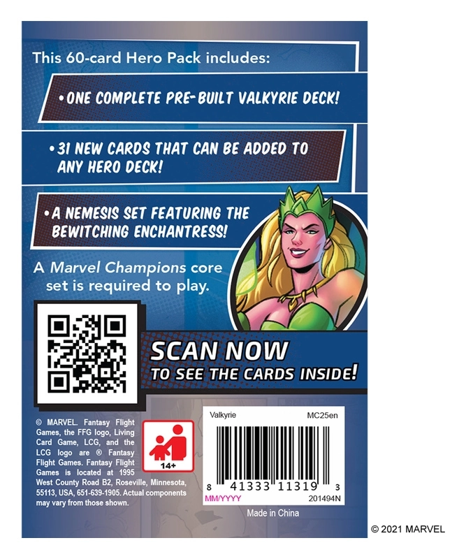 Marvel Champions Kartenspiel - Erweiterung Valkyrie - EN