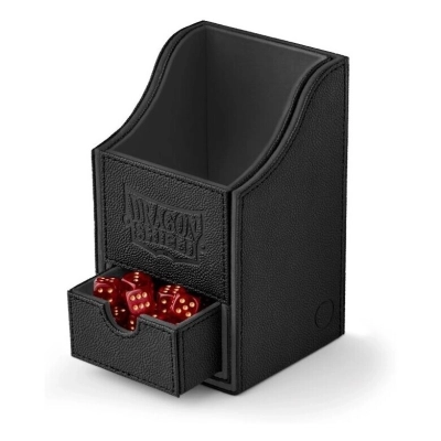 Dragon Shield: Nest Box + Dice Tray – Black/Black