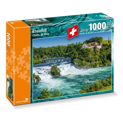 Rheinfall mit Schloss Laufen