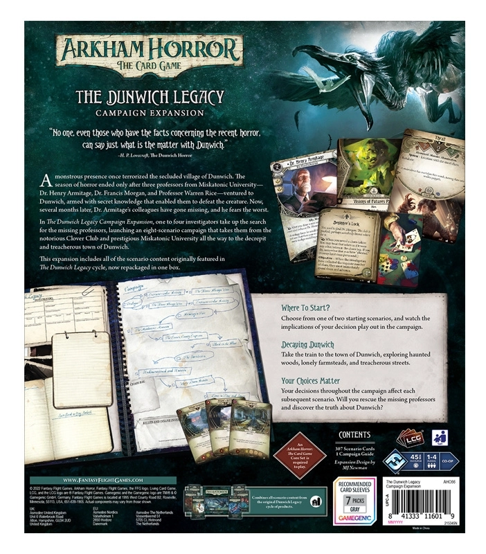 Arkham Horror LCG Expansion - The Dunwich Legacy Campaign - EN