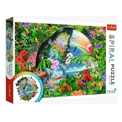 Spiral Puzzles - Tropical Animals