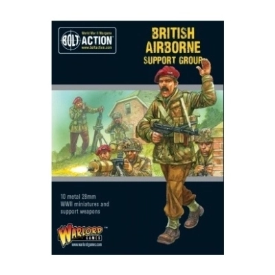 Bolt Action 2 British Airborne Support Group (HQ, Mortar & MMG) - EN