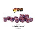 Bolt Action 2 Bolt Action Orders Dice - Maroon (12)