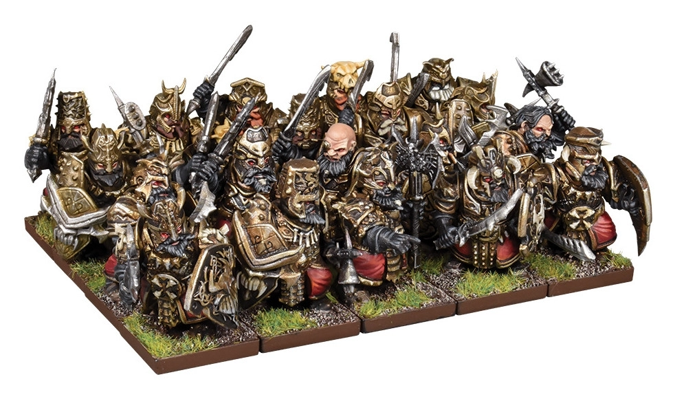 Kings of War Abyssal Dwarf Blacksouls Regiment - EN
