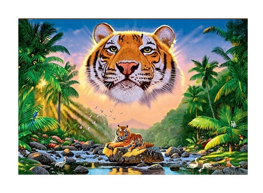 Mystisches Tigerporträt