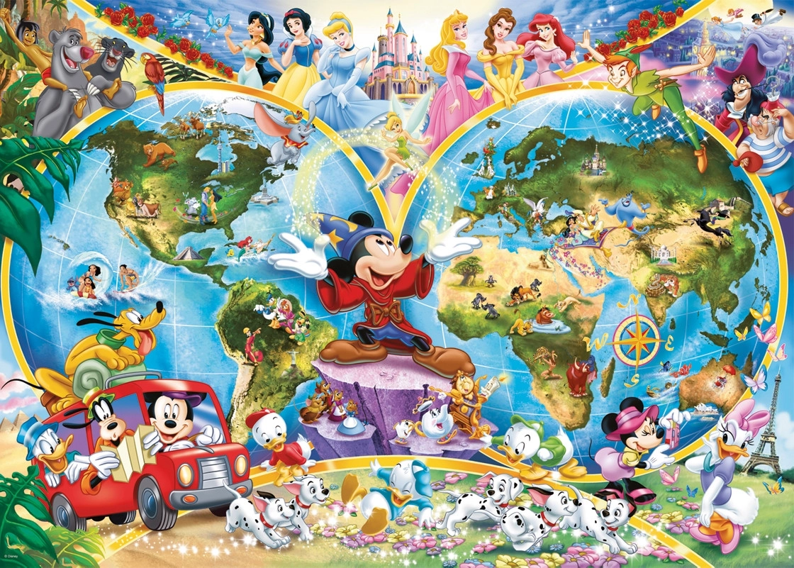 Disney's Weltkarte