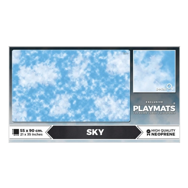 Neoprene Playmat Sky 55x90cm