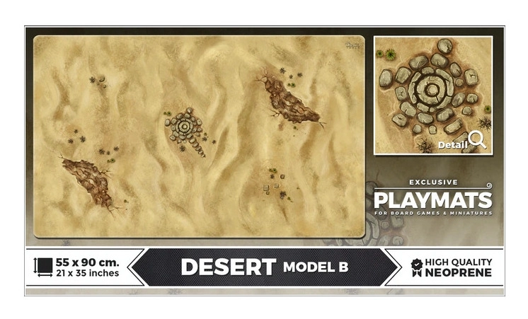 Neoprene Playmat Desert B 55x90cm