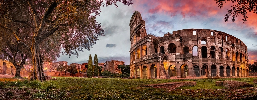 Colosseum im Abendrot