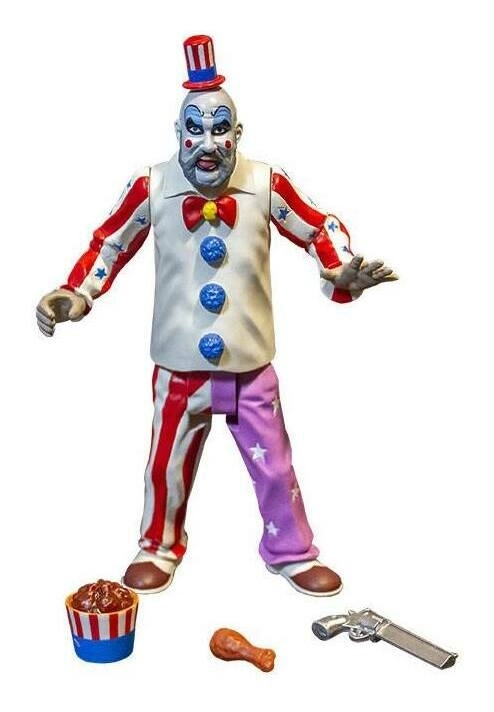 Haus der 1000 Leichen Actionfigur Finger Lickin' Pistol Whippin' Captain Spaulding 15 cm
