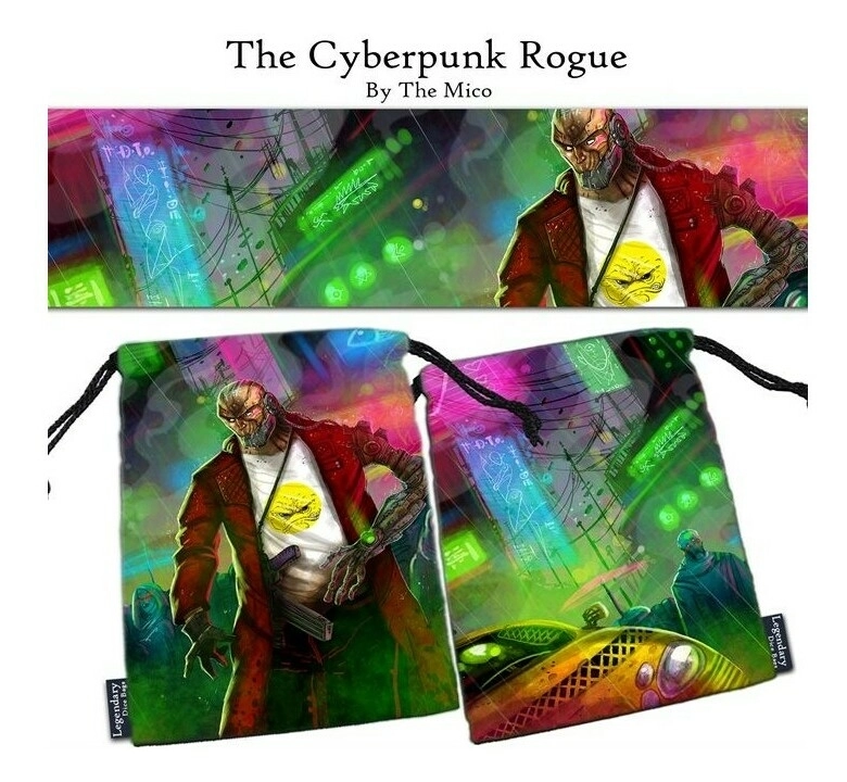 Legendary Dice Bag: The Cyberpunk Rogue