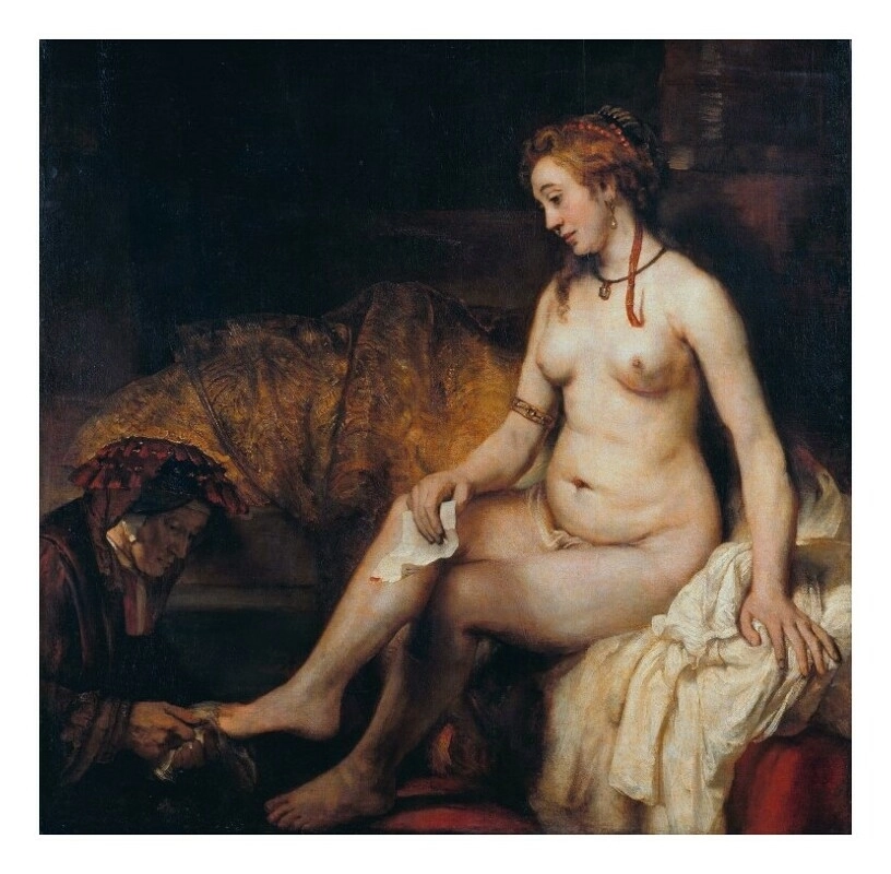 Bathsheba at Her Bath, 1654 - Rembrandt