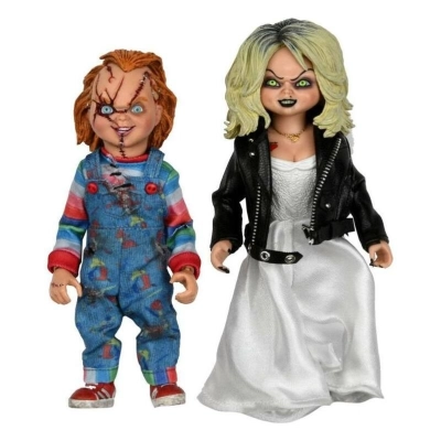 Chucky und seine Braut Clothed Actionfiguren Doppelpack Chucky & Tiffany 14 cm