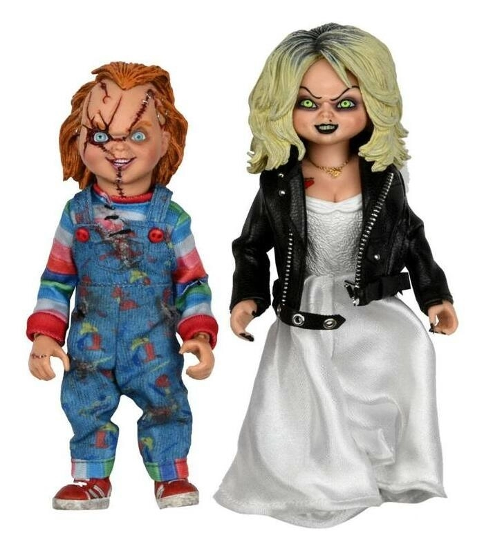 Chucky und seine Braut Clothed Actionfiguren Doppelpack Chucky & Tiffany 14 cm