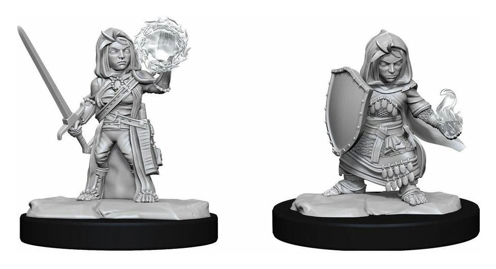 Pathfinder Battles Deep Cuts Miniaturen unbemalt Halfling Cleric Female