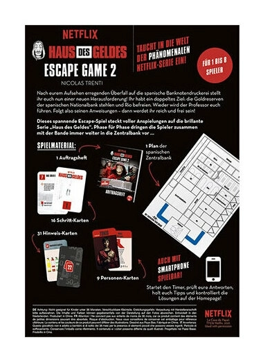 Haus des Geldes - Escape Game 2
