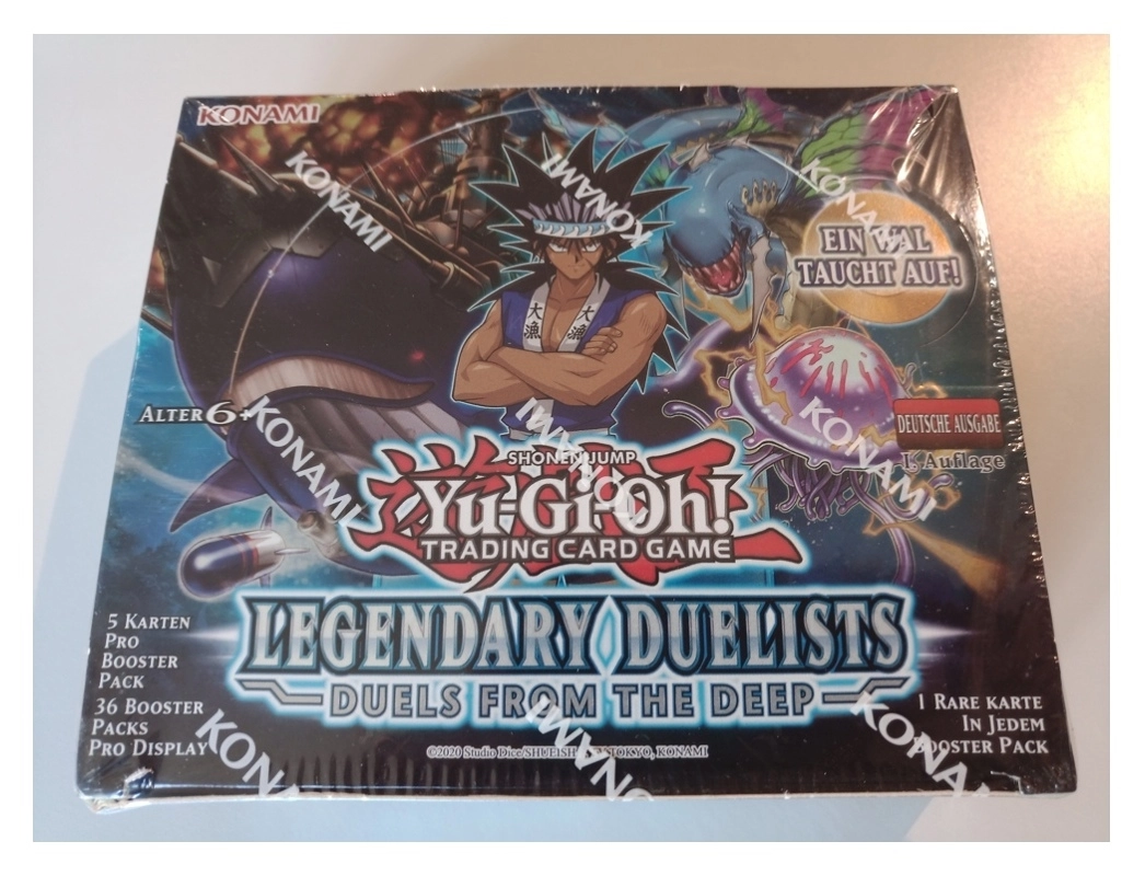 YGO - Legendary Duelists: Duels From the Deep - Booster Display (36 Boosters) - DE (Defekte Verpackung)