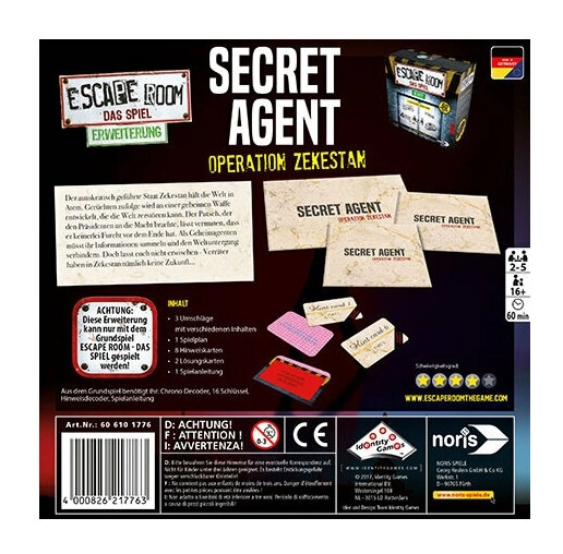 Escape Room - Secret Agent Erweiterung