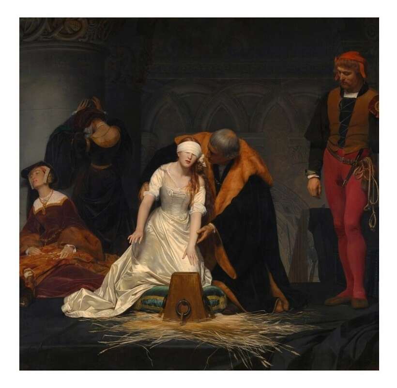 Die Hinrichtung der Lady Jane Grey - 1833 - Paul Delaroche