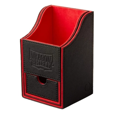 Dragon Shield: Nest Box + Dice Tray – Black/Red