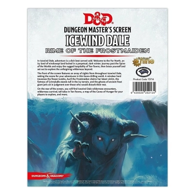 D&D Icewind Dale: Rime of the Frostmaiden - DM Screen - EN