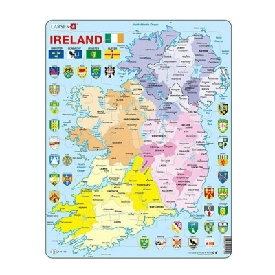 Politische Karte - Irland