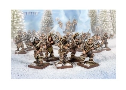 Kings of War - Northern Alliance: Clansmen Regiment with Two-Handed Weapons - EN