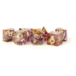 Aether Abstract Liquid Core Polyhedral Dice Set (7)