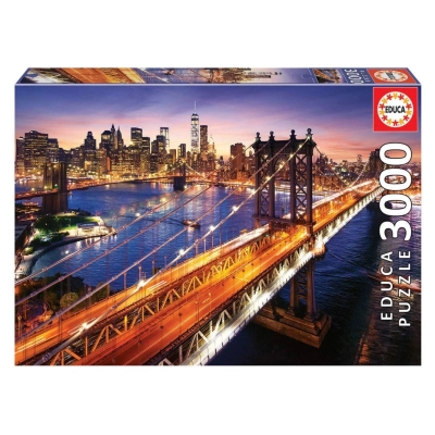 Manhattan bei Sonnenuntergang