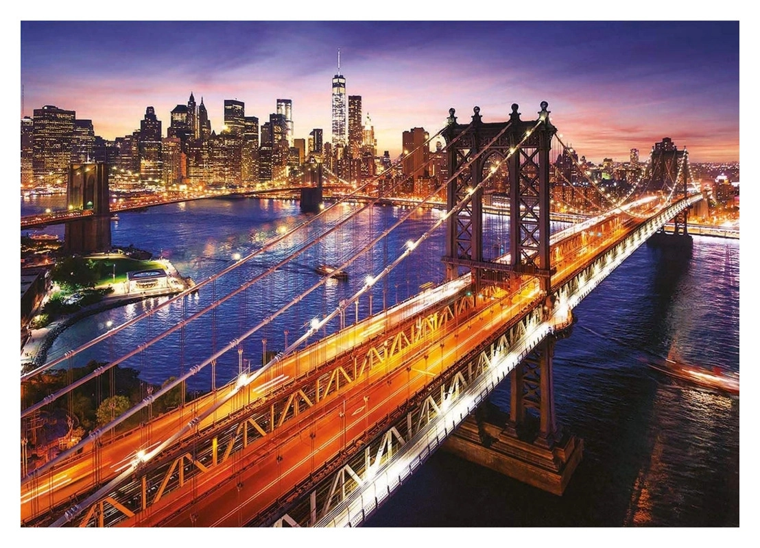 Manhattan bei Sonnenuntergang