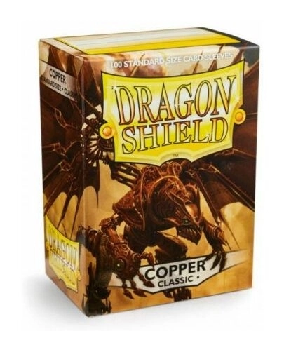 Dragon Shield Standard Sleeves - Copper 'Fiddlestix' (100 Sleeves)