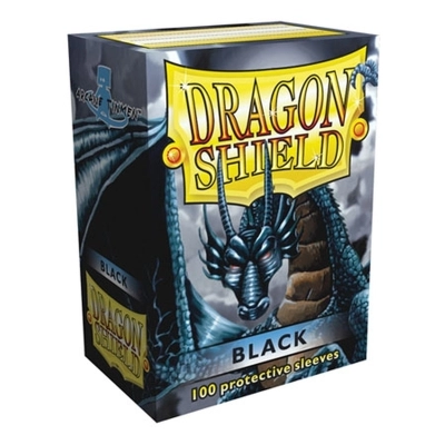 Dragon Shield Standard Sleeves - Black (100 Sleeves)