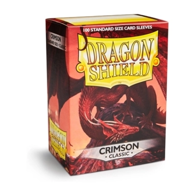 Dragon Shield Standard Sleeves - Crimson (100 Sleeves)