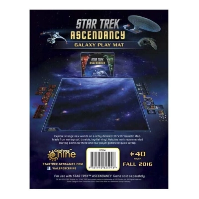 Star Trek Ascendancy Galaxy Play Mat