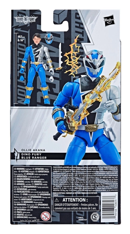Power Rangers Lightning Collection Actionfigur 2022 Dino Fury Blue Ranger 15 cm