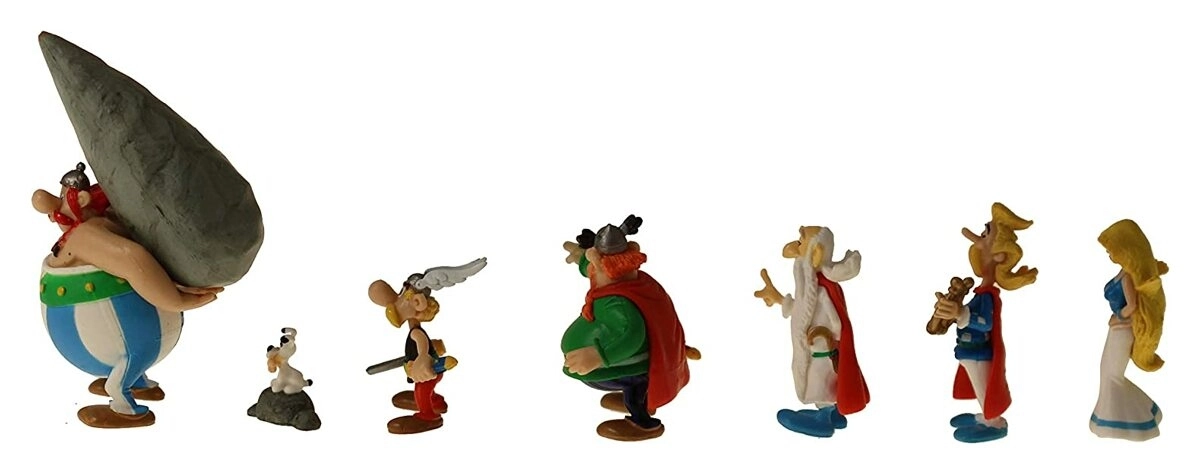 Asterix Dorfbewohner - Tube (7 Figuren)