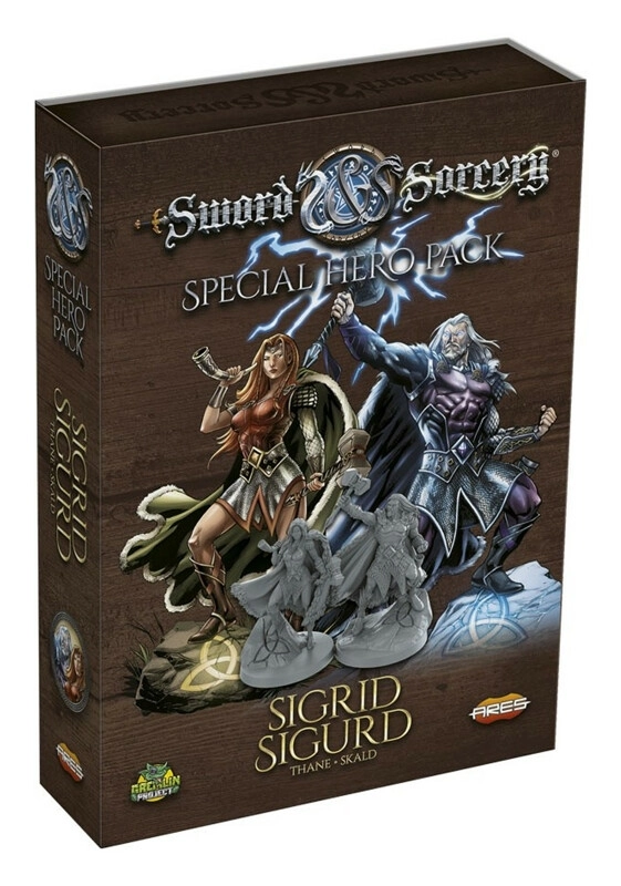 Sword & Sorcery Expansion - Thane/Skald (Sigrid/Sigurd) Hero Pack - EN