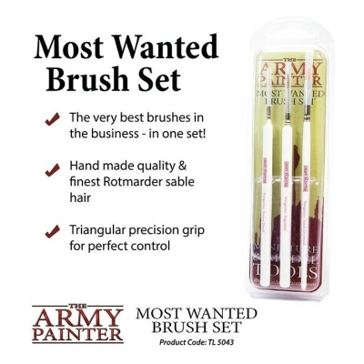 The Army Painter - Most Wanted Brush Set