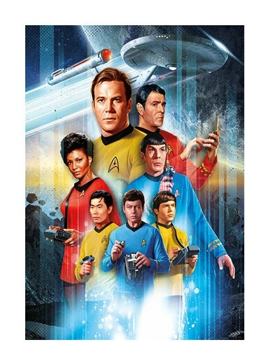 Hauptcharaktere aus der Star Trek Serie