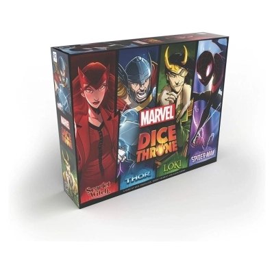 Dice Throne Marvel 4-Hero Box (Scarlet Witch, Thor, Loki, Spider-Man) - EN