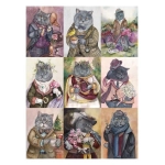 Britische Katzen Collage