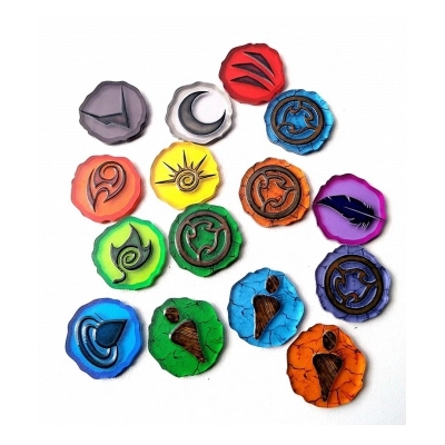 Token and Markers: Spirit Island – Jagged Earth Token Set