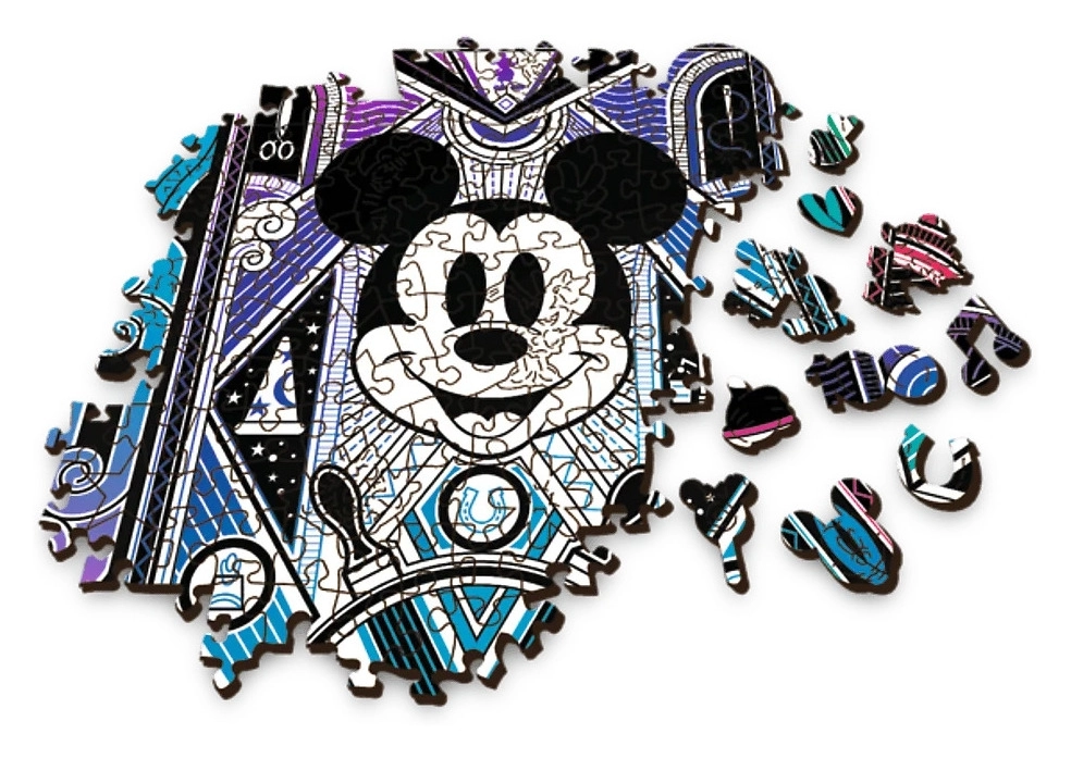Holzpuzzle - 100 Jahre Disney - Mickey & Minnie