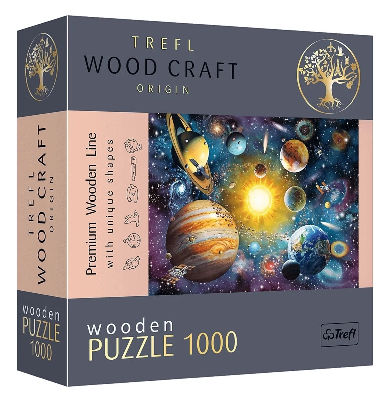 Holzpuzzle - Reise durch das Sonnensystem
