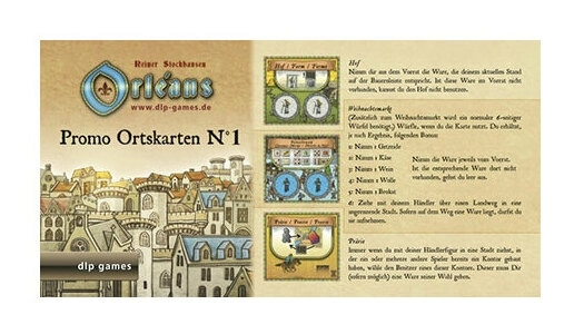 Orléans - Promo Ortskarten (Sonderedition 1) - Erweiterung