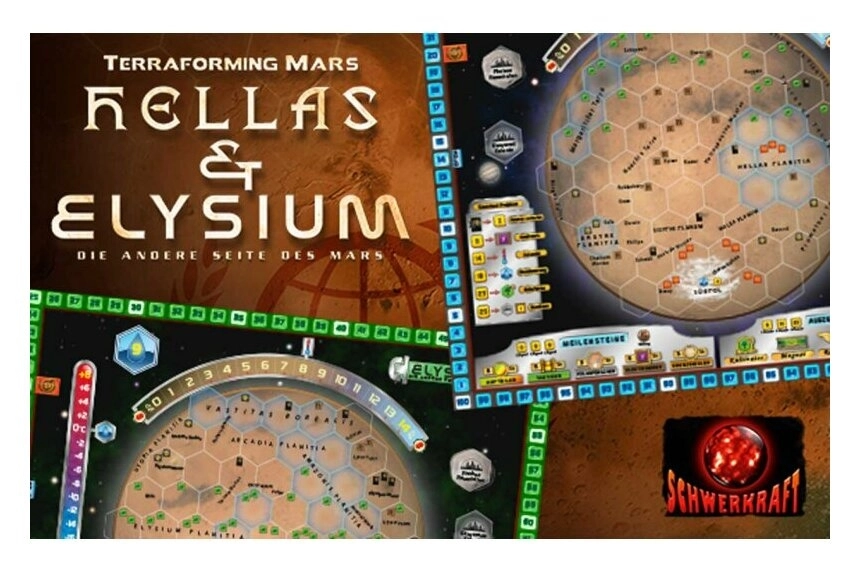 Terraforming Mars - Hellas + Elysium Erweiterung